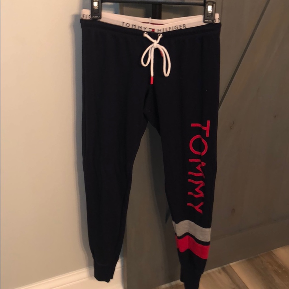 Tommy Hilfiger joggers.